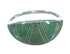 Southwestern Authentic Sterling Silver Turquoise Ring Size 5-1/4 AX80787